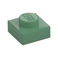Plate 1 x 1 (Sand Green)