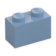 Brick 1 x 2 (Sand Blue)