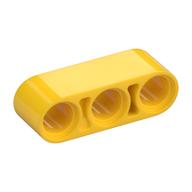 Technic Beam 1 x 3 Thick (Yellow)