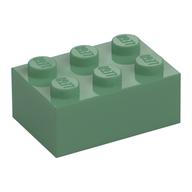 Brick 2 x 3 (Sand Green)