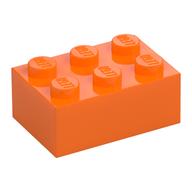 Brick 2 x 3 (Orange)