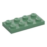 Plate 2 x 4 (Sand Green)