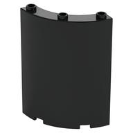 Panel 4 x 4 x 6 Quarter Cylinder (Black)
