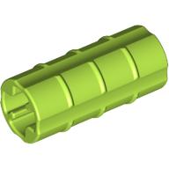 Technic Axle Connector Ridged [with x Hole x Orientation] (Lime)