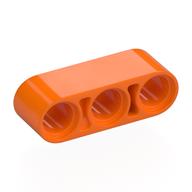 Technic Beam 1 x 3 Thick (Orange)