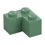 Brick 2 x 2 Corner (Sand Green)