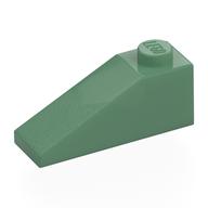 Brick Sloped 33° 3 x 1 (Sand Green)
