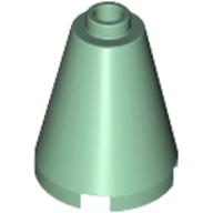 Cone 2 x 2 x 2, Open Stud (Sand Green)