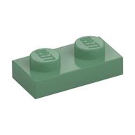 Plate 1 x 2 (Sand Green)