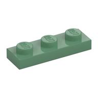 Plate 1 x 3 (Sand Green)
