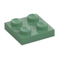 Plate 2 x 2 (Sand Green)