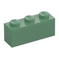 Brick 1 x 3 (Sand Green)