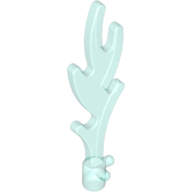 Wave / Flame Rounded with Base Pegs (Trans-Light Blue)