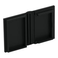 Book 2 x 3 [Plain] (Black)