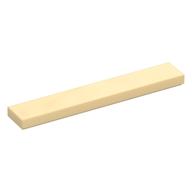 Tile 1 x 6 with Groove (Tan)