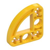 Technic Beam 3 x 3 L-Shape with Quarter Ellipse Thin (Yellow)