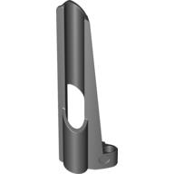 Technic Panel Fairing # 7 Small Long, Large Hole, Side A (Black)