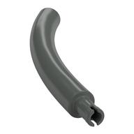 Animal Body Part / Plant, Tail / Neck / Branch / Trunk, Middle Section with Pin, Round Pin Hole (Dark Gray)