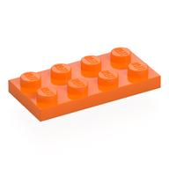 Plate 2 x 4 (Orange)
