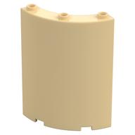 Panel 4 x 4 x 6 Quarter Cylinder (Tan)