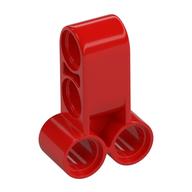 Technic Pin Connector Perpendicular Long (Red)