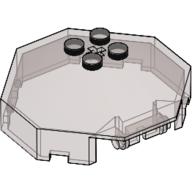 Windscreen 6 x 6 Octagonal Canopy with Axle hole (Trans-Brown)