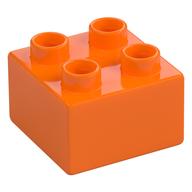 Duplo Brick 2 x 2 (Orange)