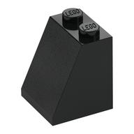 Brick Sloped 65° 2 x 2 x 2 with Bottom Tube (Black)