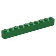 Brick 1 x 10 (Green)
