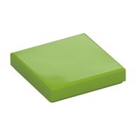 Tile 2 x 2 with Groove (Lime)