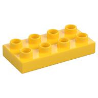 Duplo Plate 2 x 4 (Yellow)