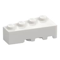 Brick Wedged, Angled 4 x 2 Left (White)