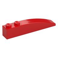 Brick Curved 6 x 1 (Red)