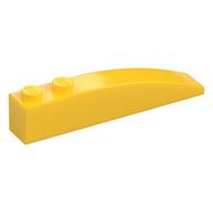 Brick Curved 6 x 1 (Yellow)