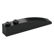Brick Curved 6 x 1 (Black)