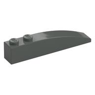 Brick Curved 6 x 1 (Dark Gray)