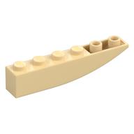 Brick Curved Inverted 6 x 1 (Tan)