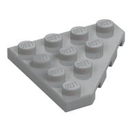 Wedge Plate 4 x 4 Cut Corner (Light Bluish Gray)