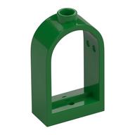 Window 1 x 2 x 2 2/3 with Rounded Top (Green)