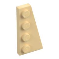 Wedge Plate 4 x 2 Right (Tan)