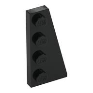Wedge Plate 4 x 2 Right (Black)