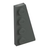 Wedge Plate 4 x 2 Right (Dark Gray)