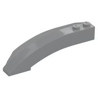 Brick Wedged, Curved 8 x 3 x 2 Open Right (Light Bluish Gray)