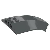 Windscreen 8 x 6 x 2 Curved (Dark Bluish Gray)