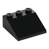 Brick Sloped 33° 3 x 3 (Black)