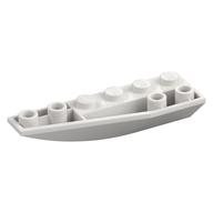 Brick Wedged, Curved Inverted 6 x 2 Left (White)