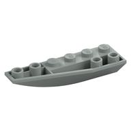 Brick Wedged, Curved Inverted 6 x 2 Left (Light Gray)