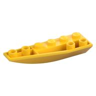 Brick Wedged, Curved Inverted 6 x 2 Left (Yellow)