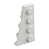 Wedge Plate 4 x 2 Left (White)