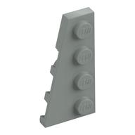 Wedge Plate 4 x 2 Left (Light Gray)